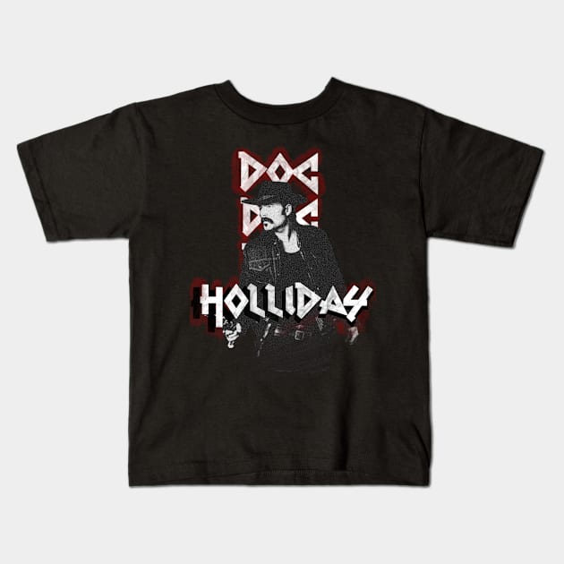 Metal - Doc Holliday Kids T-Shirt by PurgatoryArchaeologicalSurvey